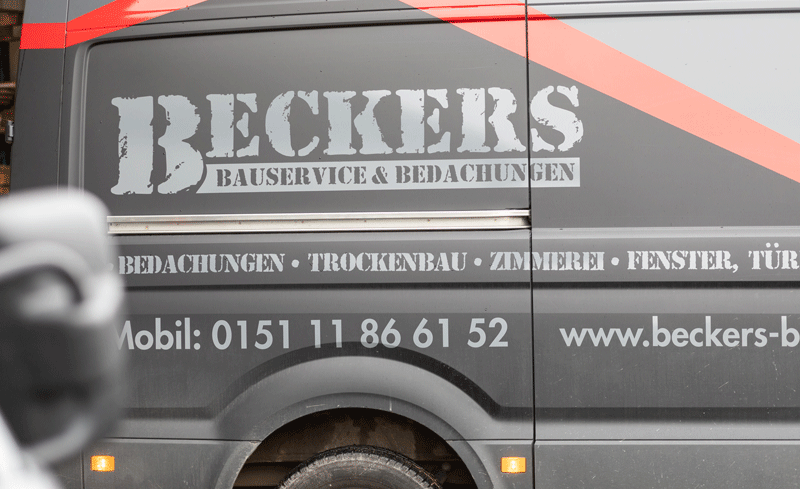 Fahrzeug Beckers Bauservice und Bedachungen